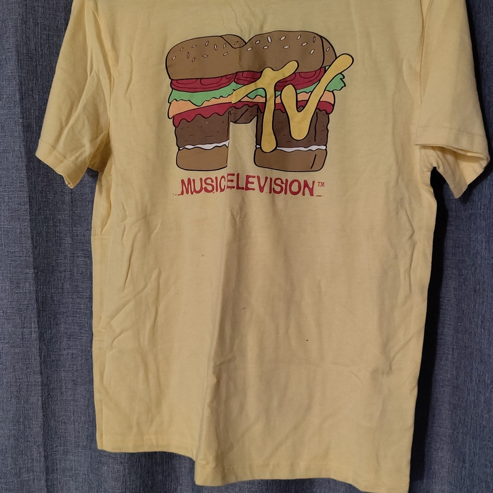MTV Yellow Short Sleeve Tee